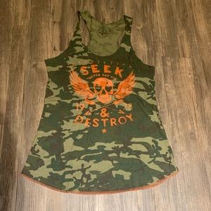 Affliction Camo Tank